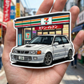 Starlet turbo outside 7 eleven
