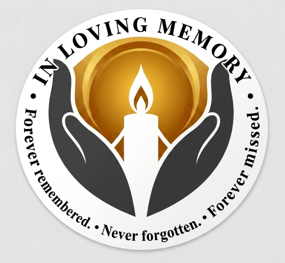 In loving memory sticker