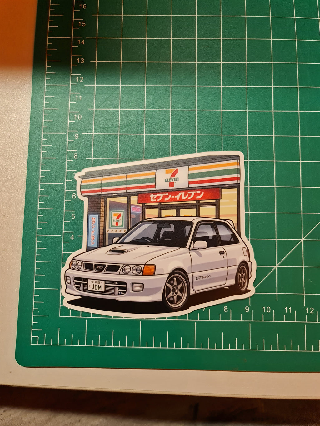 Starlet turbo outside 7 eleven