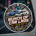Bunch of car lads sticker
