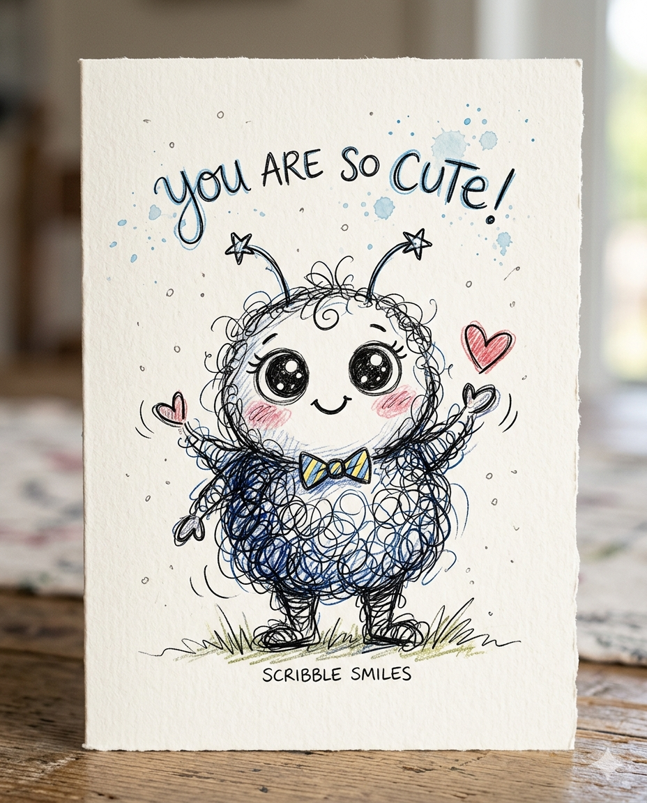 You are so cute card