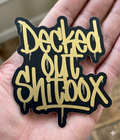 Decked out shitbox sticker