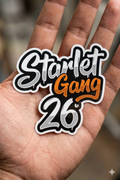 Starlet gang 26 sticker