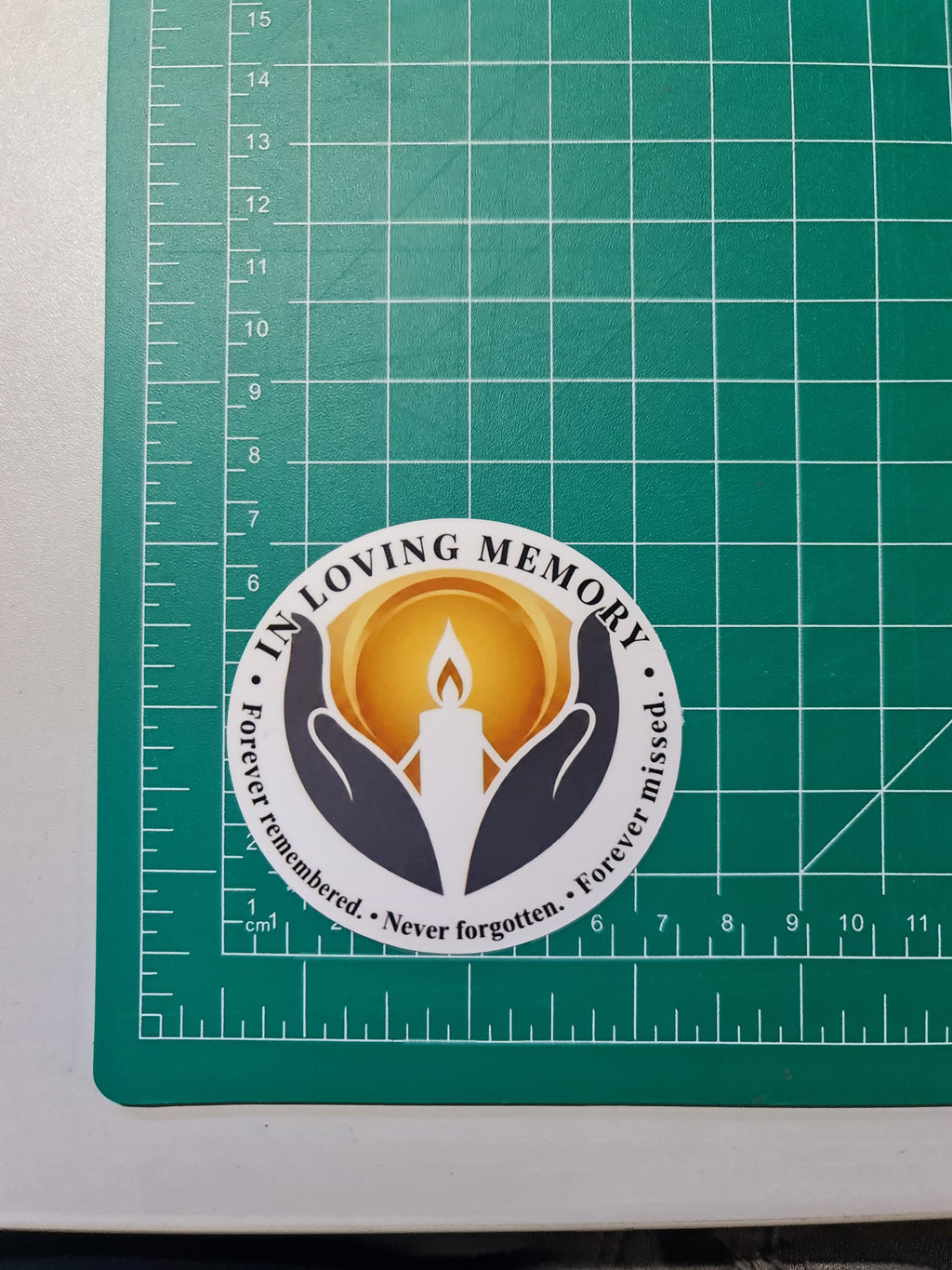 In loving memory sticker